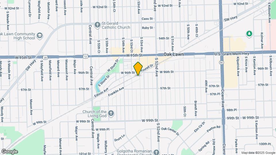 5304 Franklin Ave Map and Location Details