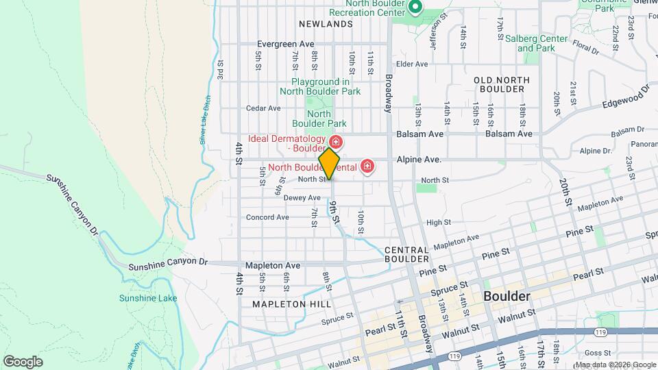 840 North St Mapa y Detalles de la Ubicación