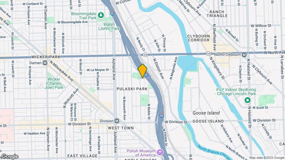 1433 N Cleaver St Map and Location Details