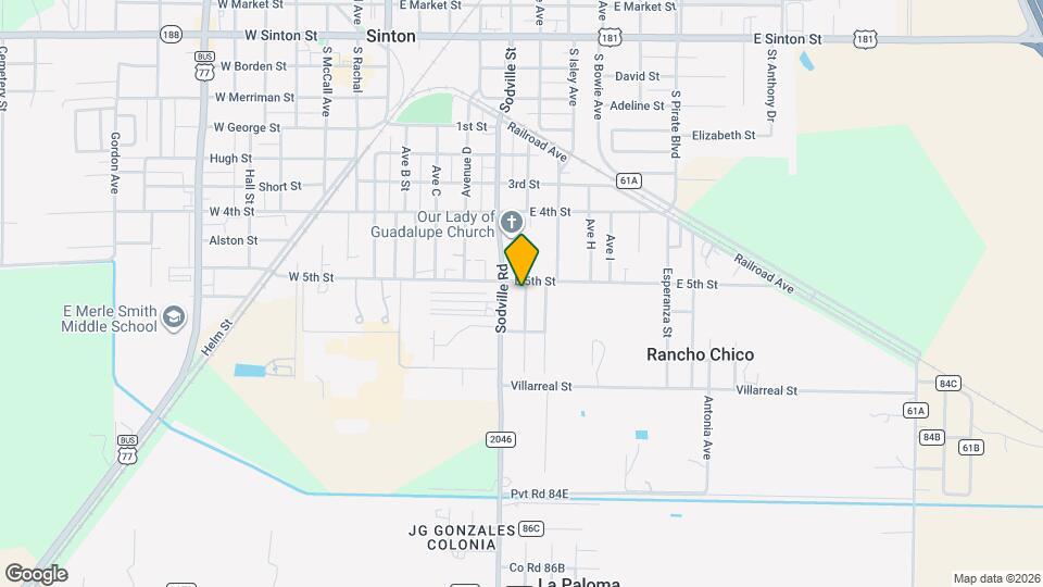 Lulac Amistad Apartments Map and Location Details