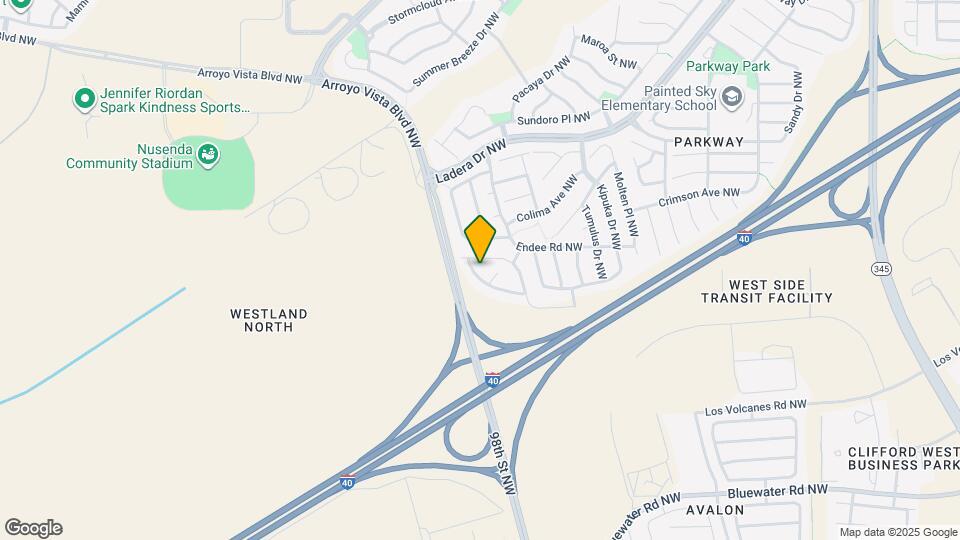 9663 Mirasol Ave NW Map and Location Details