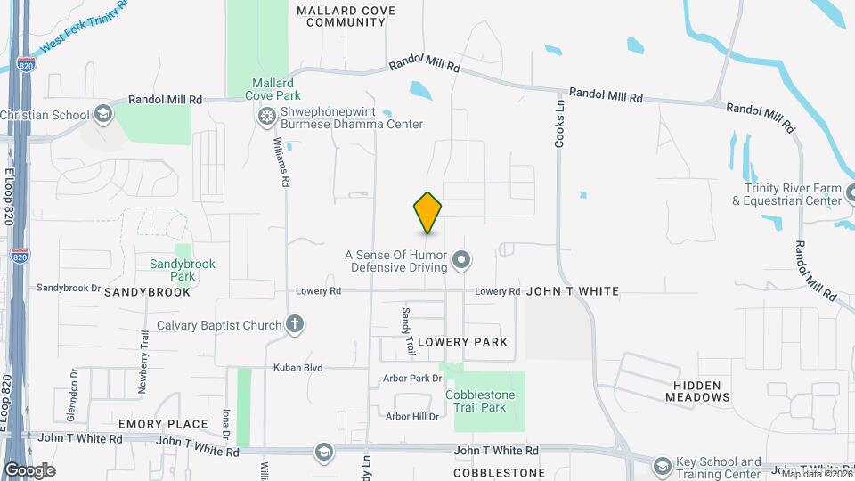 505 Lowery Oaks Trl Map and Location Details
