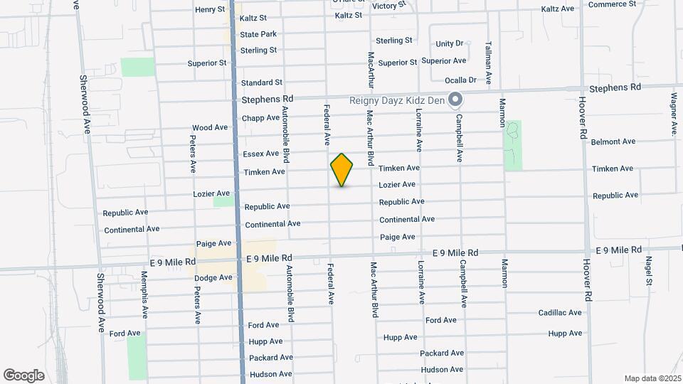 8436 Lozier Ave Map and Location Details