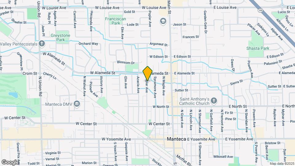 430 Poplar Ave Map and Location Details