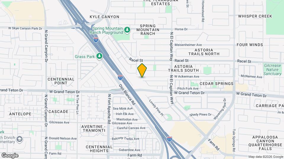 8952 Happy Stream Ave Mapa y Detalles de la Ubicación