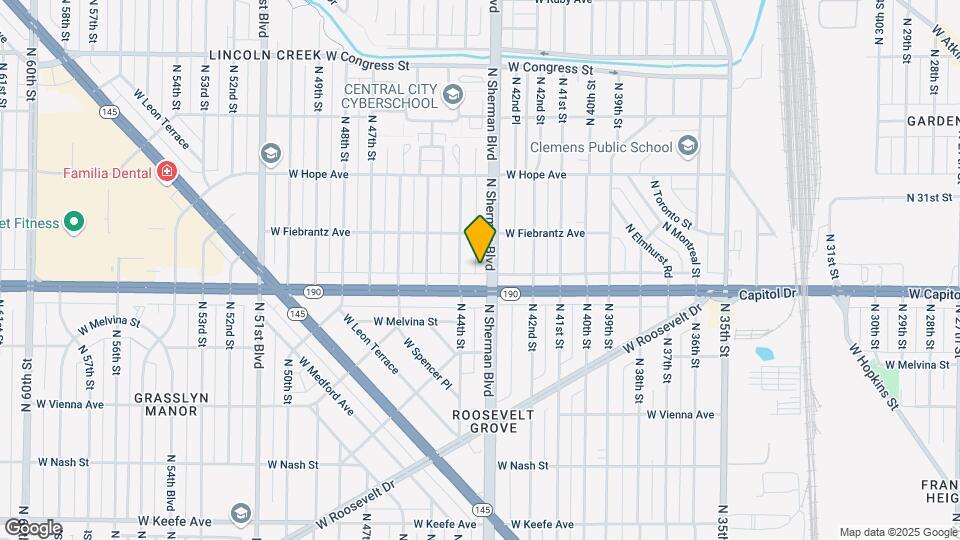 4025 N Sherman Blvd Map and Location Details