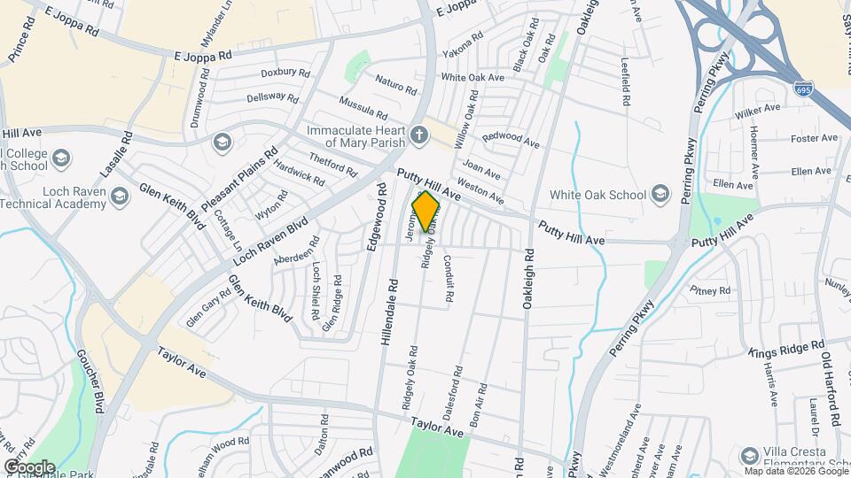 8303 Ridgely Oak Rd Map and Location Details