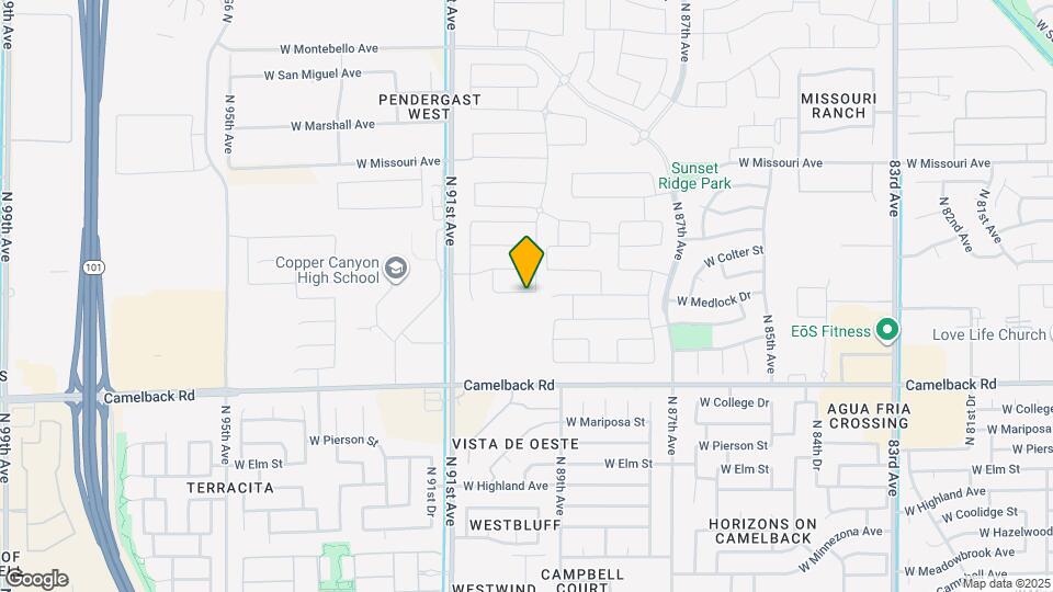 8917 W Orange Dr Map and Location Details