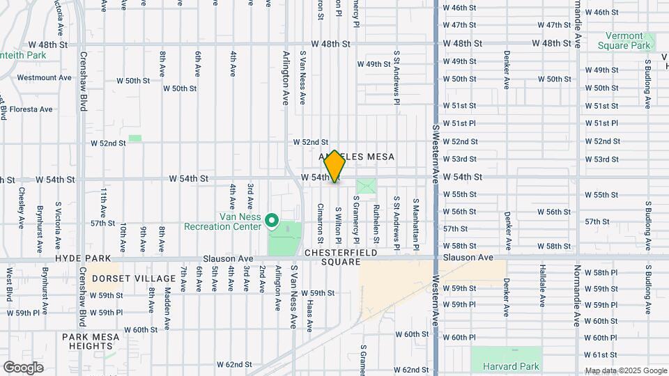 5417 S Wilton Pl Map and Location Details