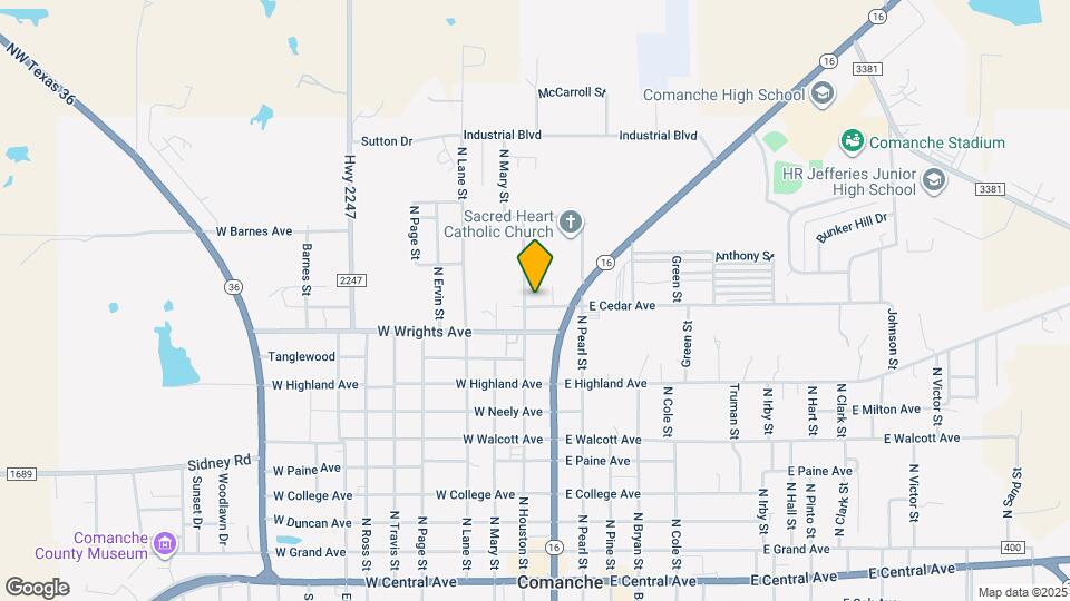 107 W Cedar Ave Map and Location Details