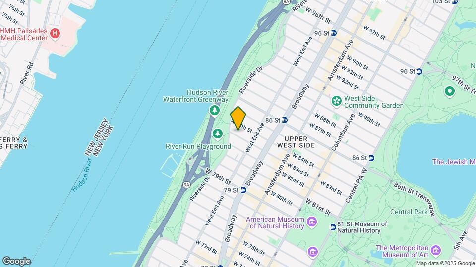 327 W 83rd St Mapa y Detalles de la Ubicación