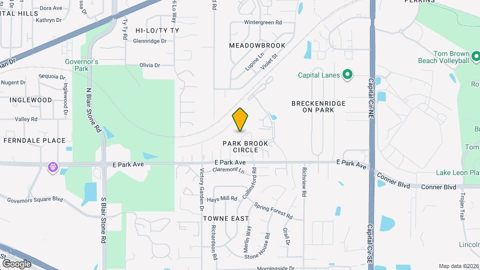 170 Parkbrook Cir Map and Location Details