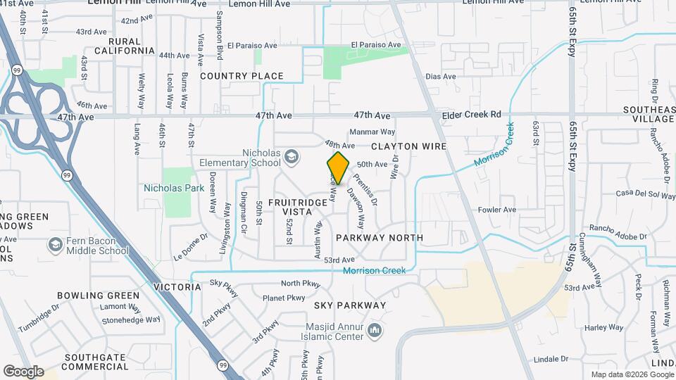 6545 Vernace Way Map and Location Details