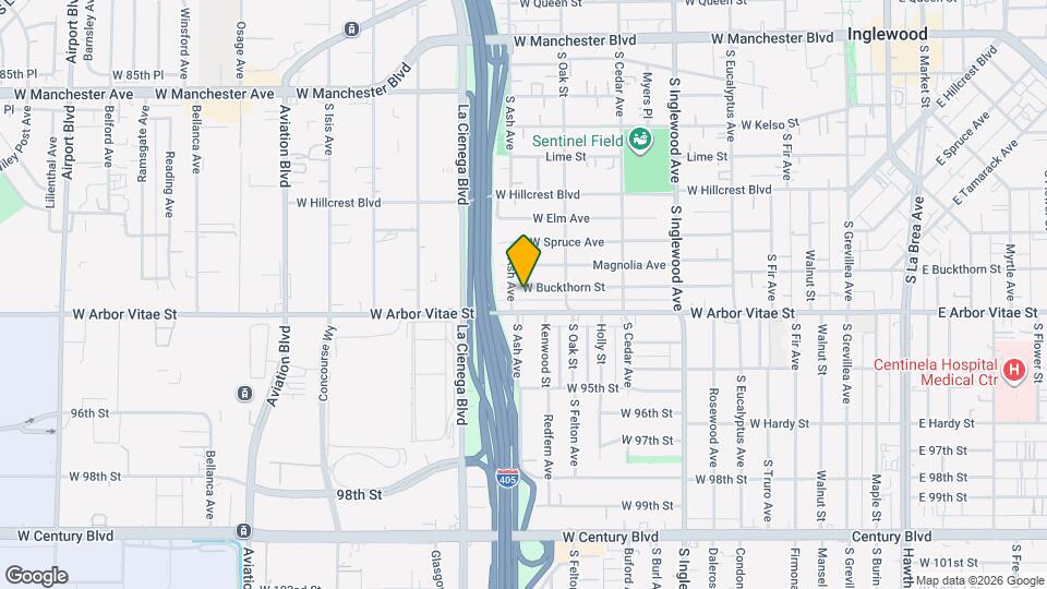 636 W Buckthorn St Map and Location Details