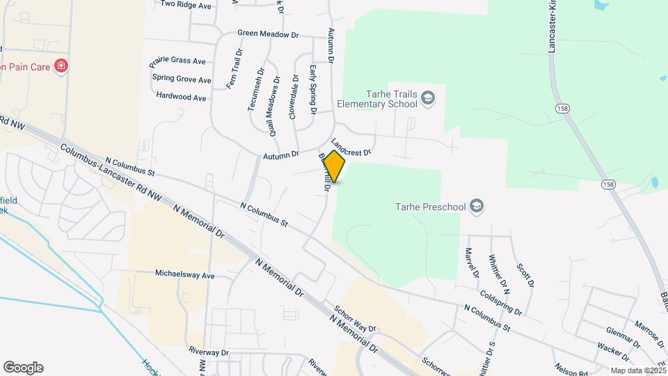 1586 Bush Hill Dr Map and Location Details