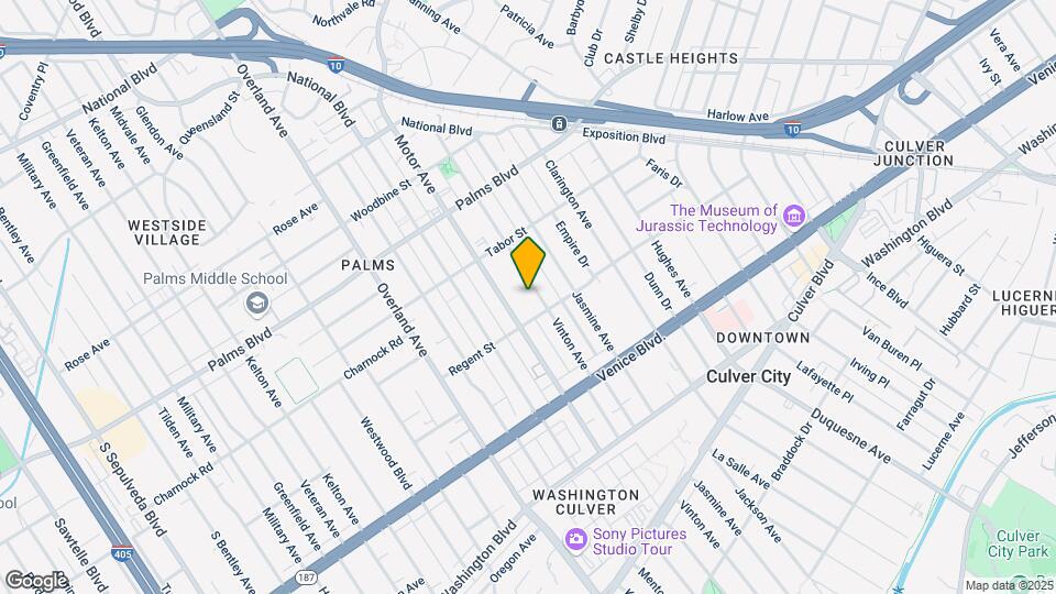 3671 Vinton Ave Mapa y Detalles de la Ubicación