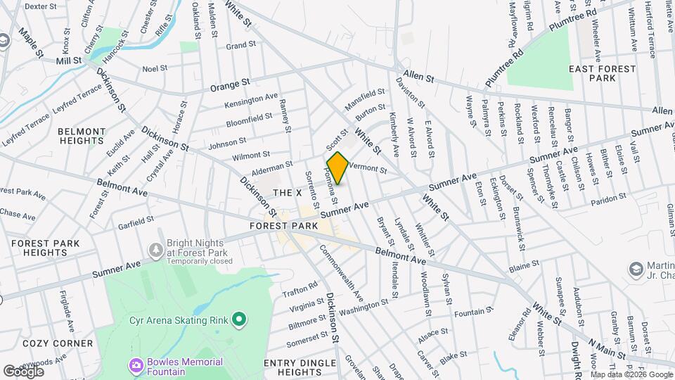 57 Pomona St, Unit 2 Map and Location Details