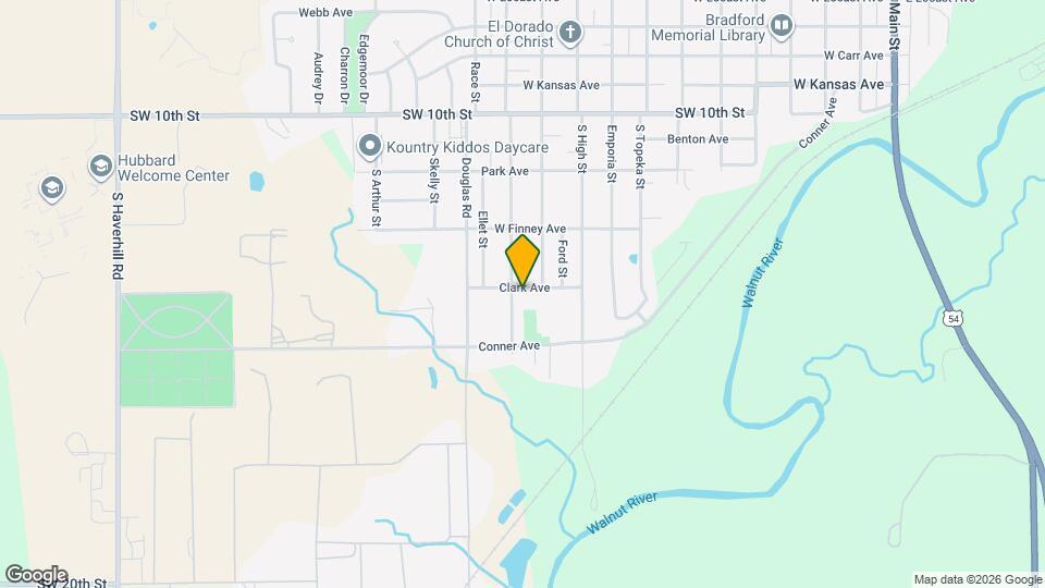 1119 W Clark Ave. Mapa y Detalles de la Ubicación