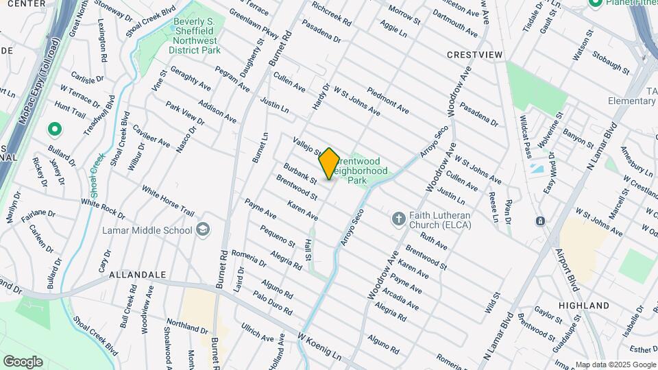 1800 Burbank St Mapa y Detalles de la Ubicación