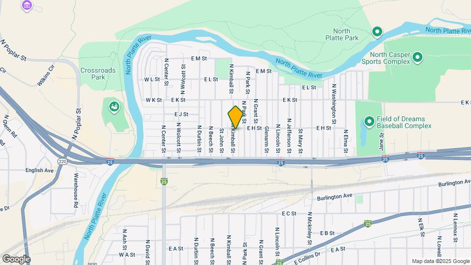 833 N Kimball St Map and Location Details