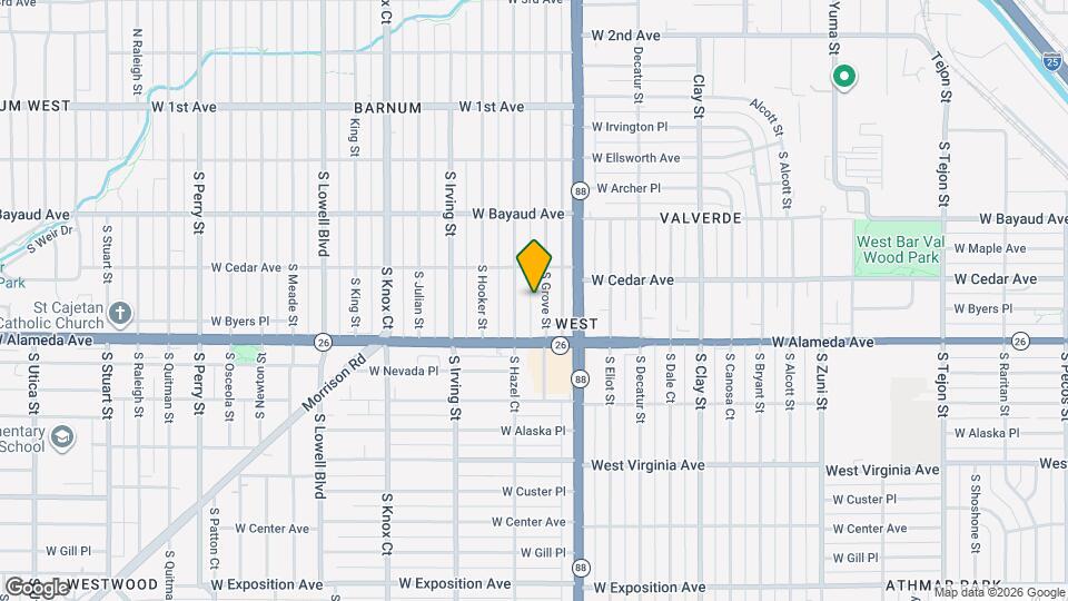 241 S Grove St Mapa y Detalles de la Ubicación