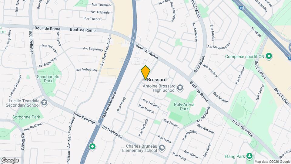 2420 Nantel Rue Map and Location Details