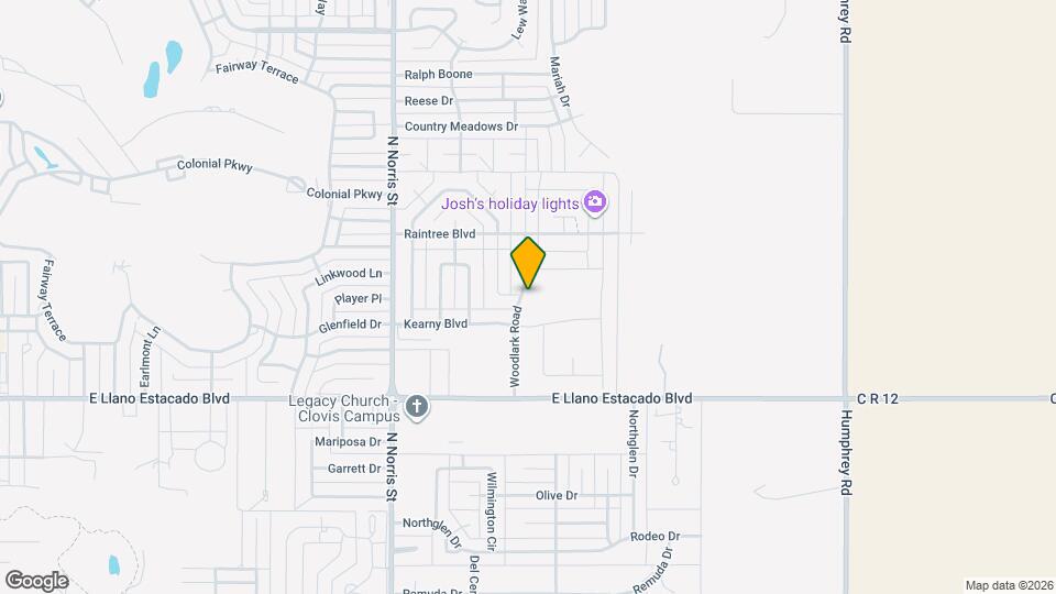 3713 Woodlark Road Map and Location Details