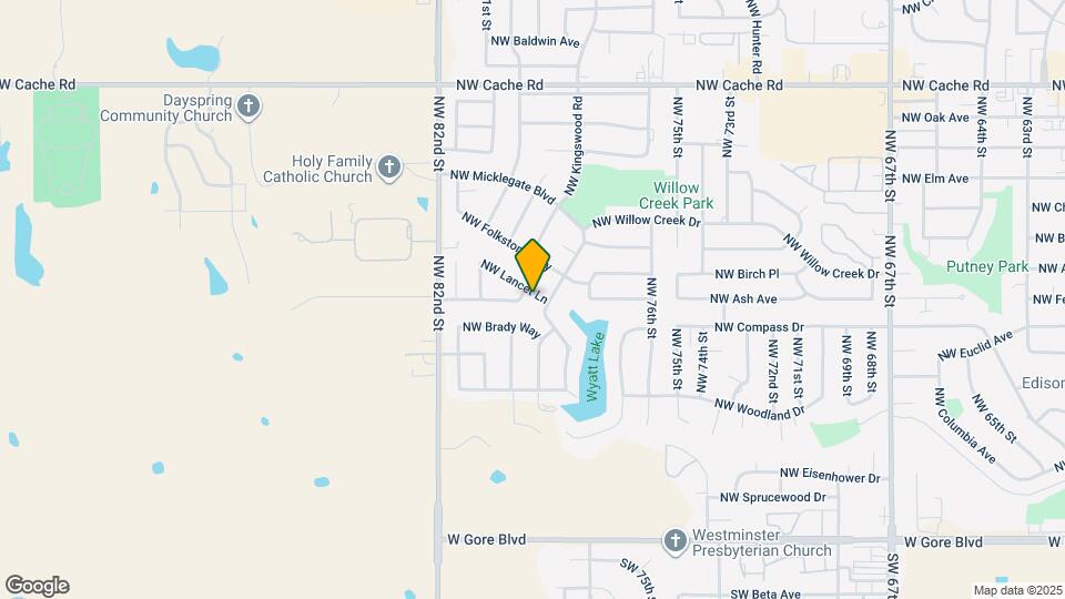 7604 NW Lancet Ln Map and Location Details