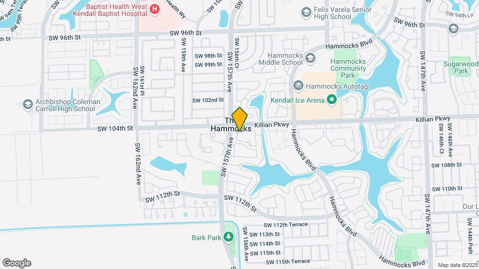 10441 SW 156th Ct, Unit 413 Map and Location Details