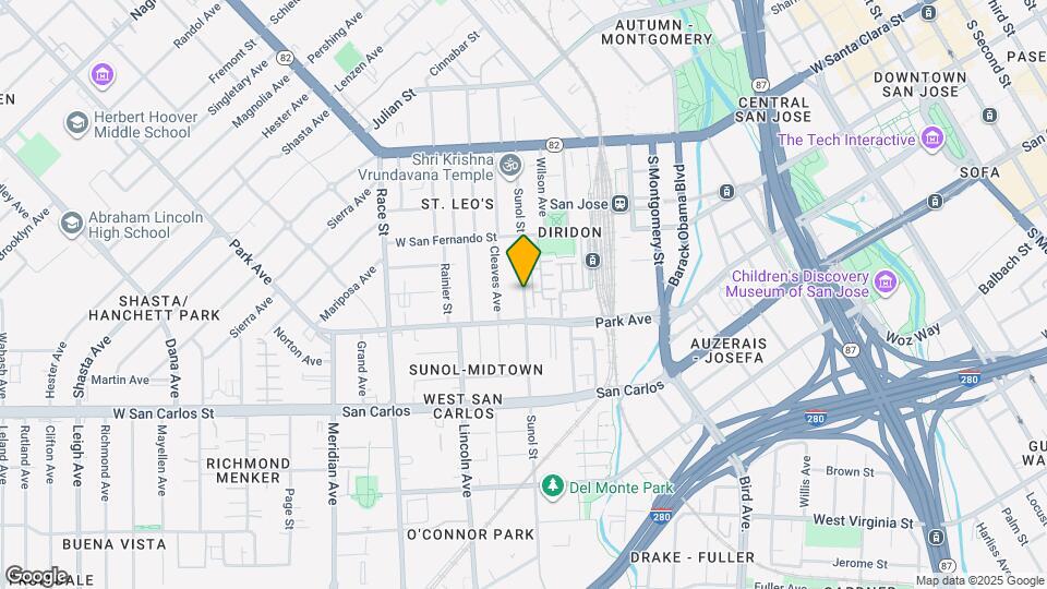 169 Sunol St Map and Location Details