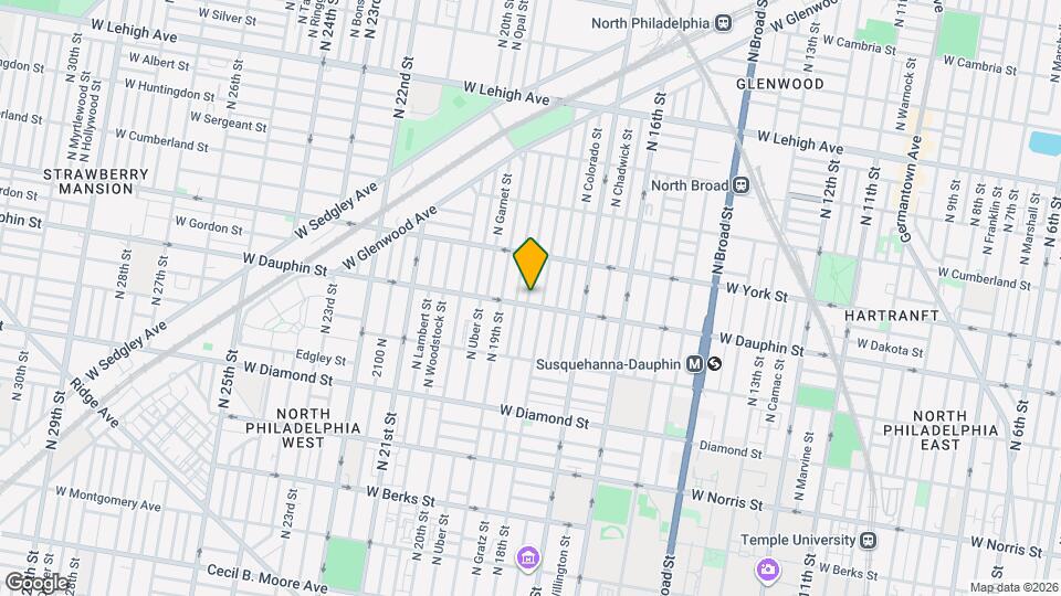 2307 N Cleveland St Map and Location Details