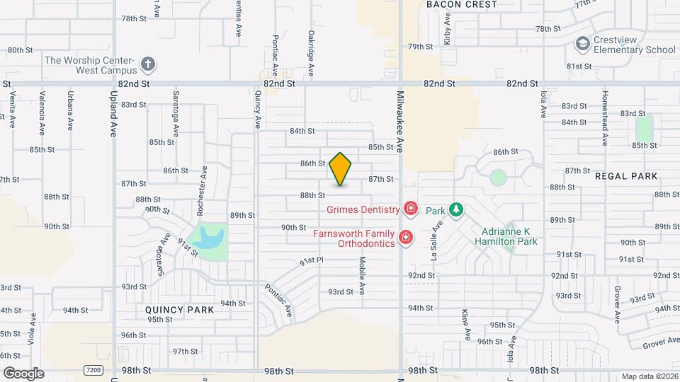 6542 88th St Map and Location Details