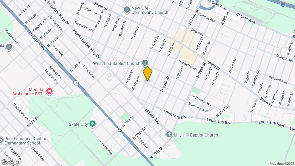 2301 Belleview Ave Map and Location Details