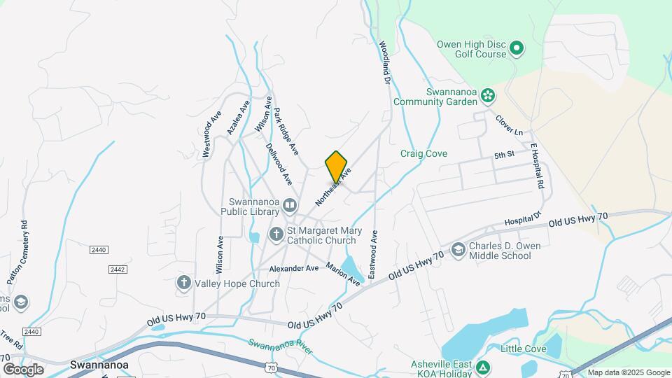 218 Northeast Ave Map and Location Details