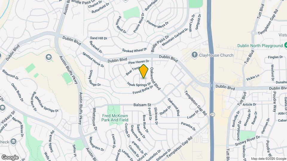 6640 Bear Tooth Dr Map and Location Details
