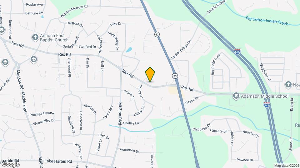 2820 Rex Rd Mapa y Detalles de la Ubicación