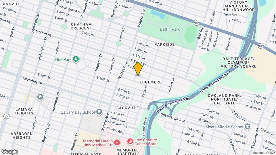 1205 E 54th St Map and Location Details