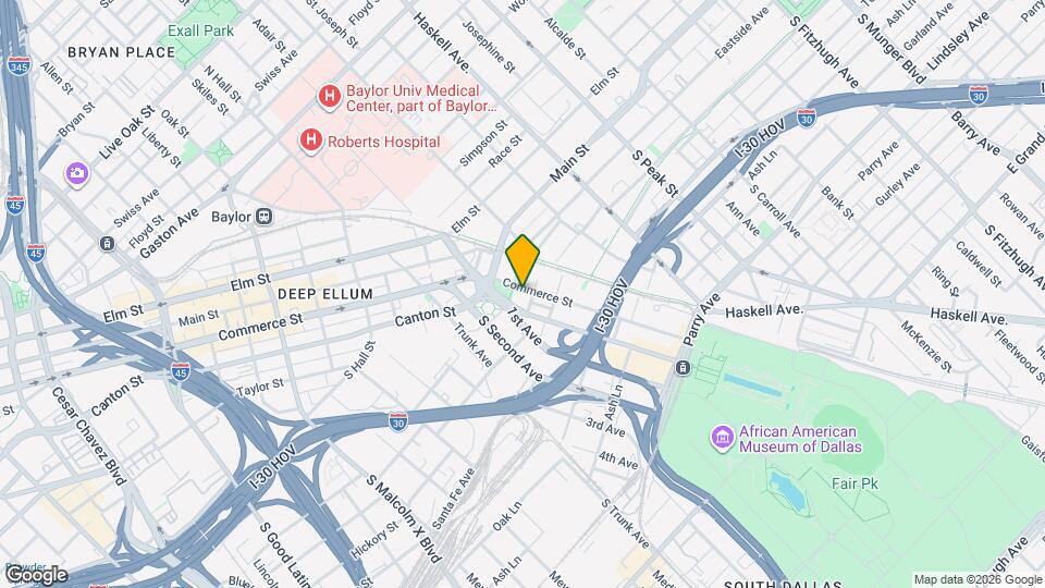 3707 Commerce St Mapa y Detalles de la Ubicación