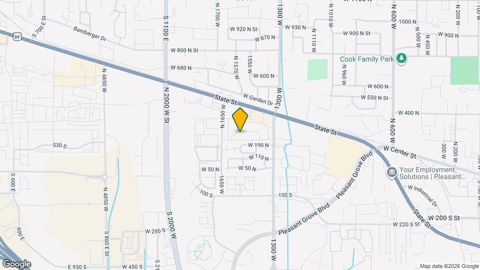 1541 W 250 N Map and Location Details