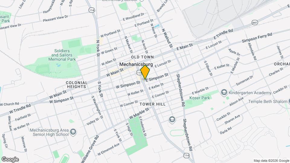 201 S Market St Map and Location Details