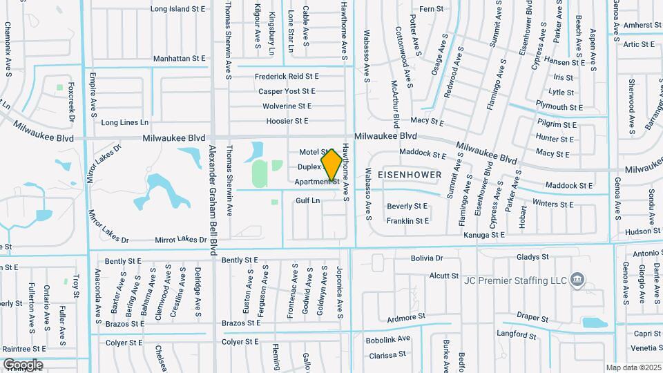 876 Apartment St Map and Location Details