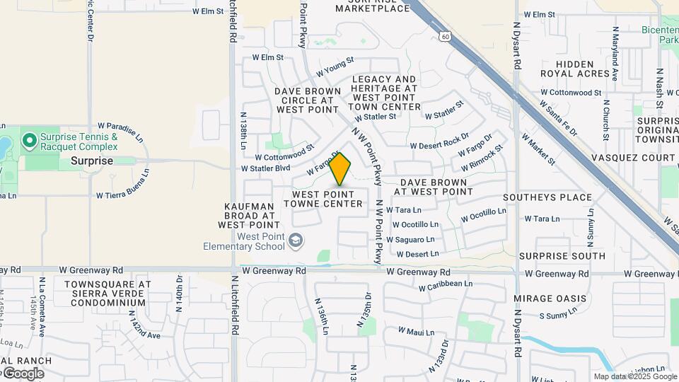 13601 W Ironwood St Map and Location Details