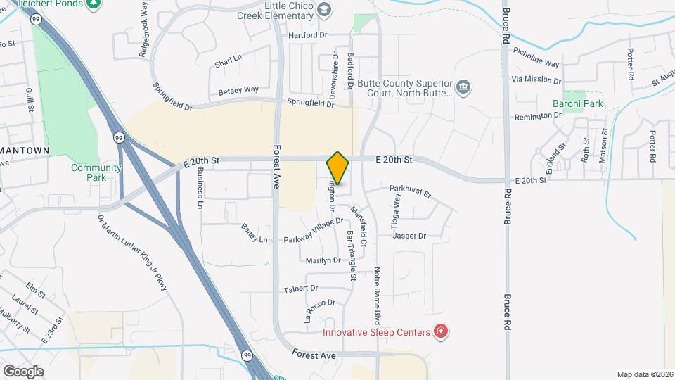 2038 Huntington Dr Map and Location Details