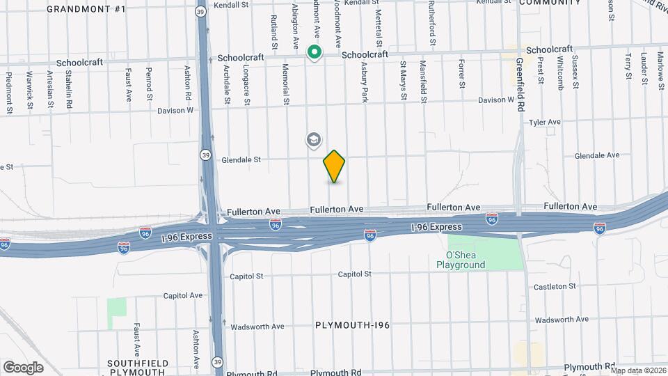 12660 Grandmont Ave Map and Location Details