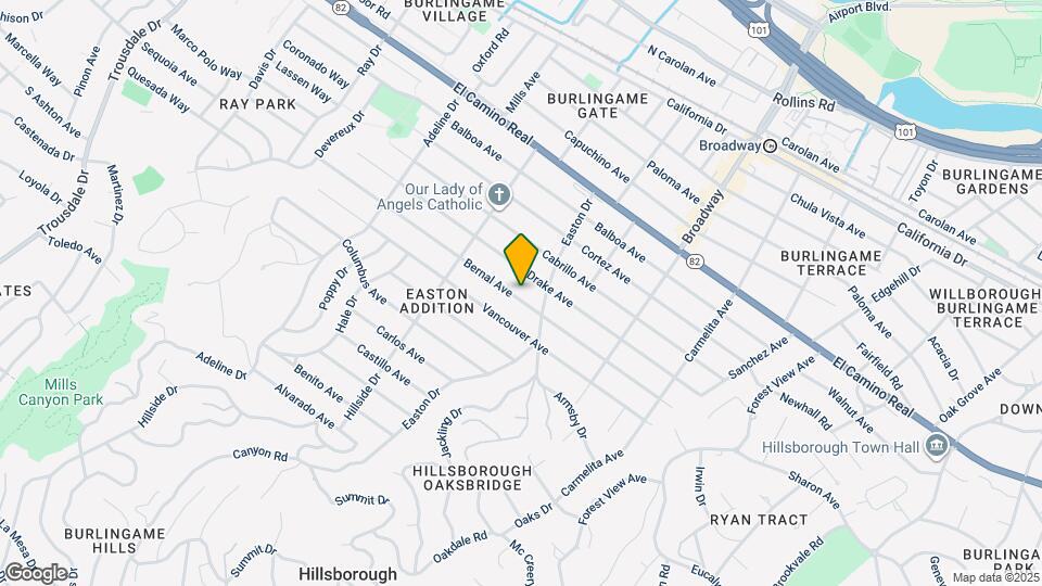 1316 Bernal Ave Mapa y Detalles de la Ubicación