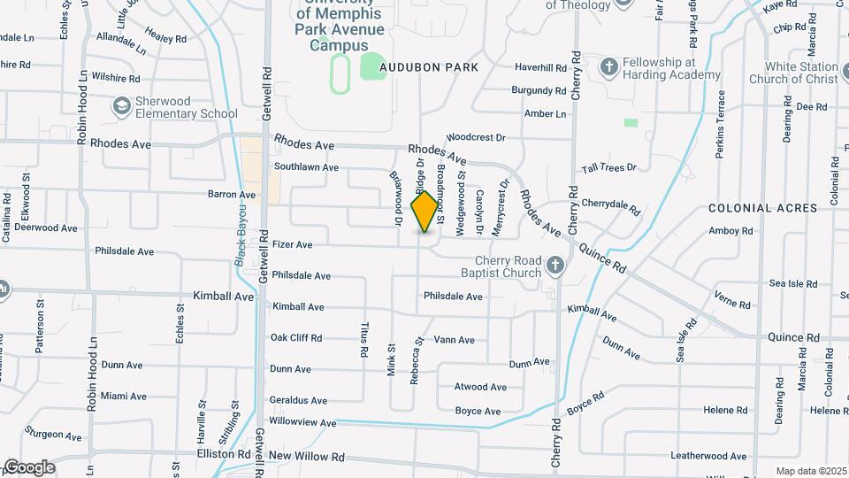 1336 Oak Ridge Dr Map and Location Details