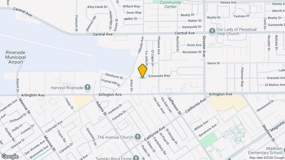 6910 Malibu Dr Map and Location Details