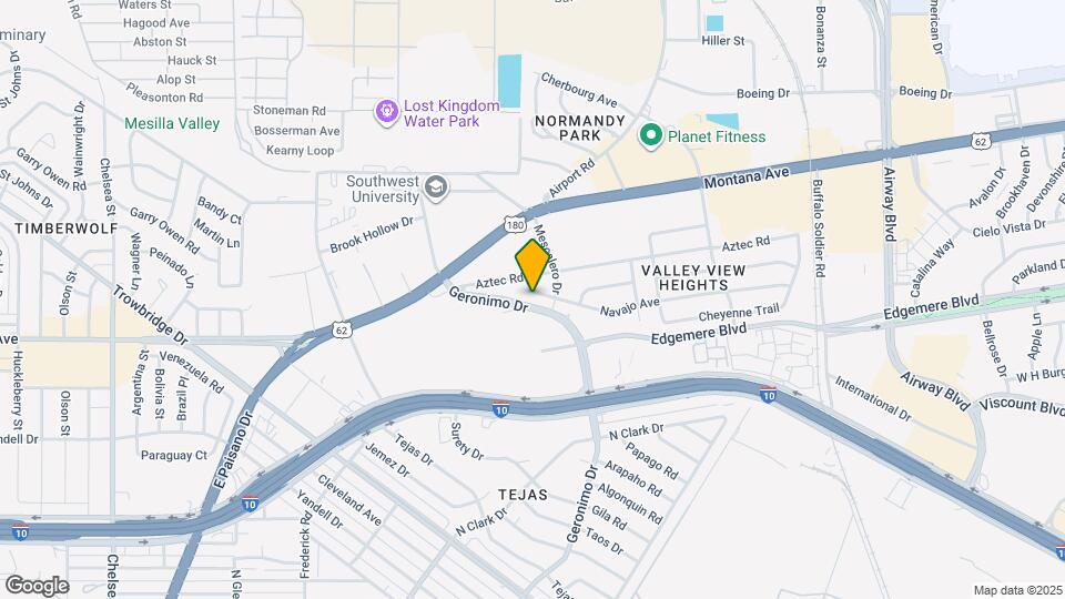 6116 Navajo Ave Map and Location Details