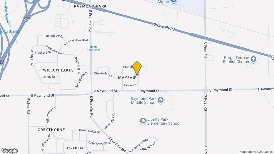 8364 Chesterhill Ln Mapa y Detalles de la Ubicación