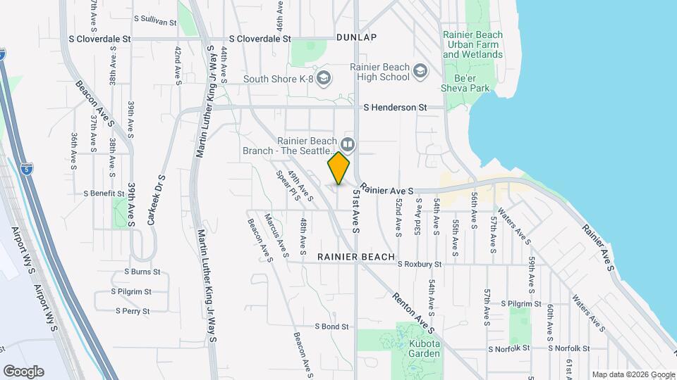 9268 50th Ave S, Unit A Map and Location Details